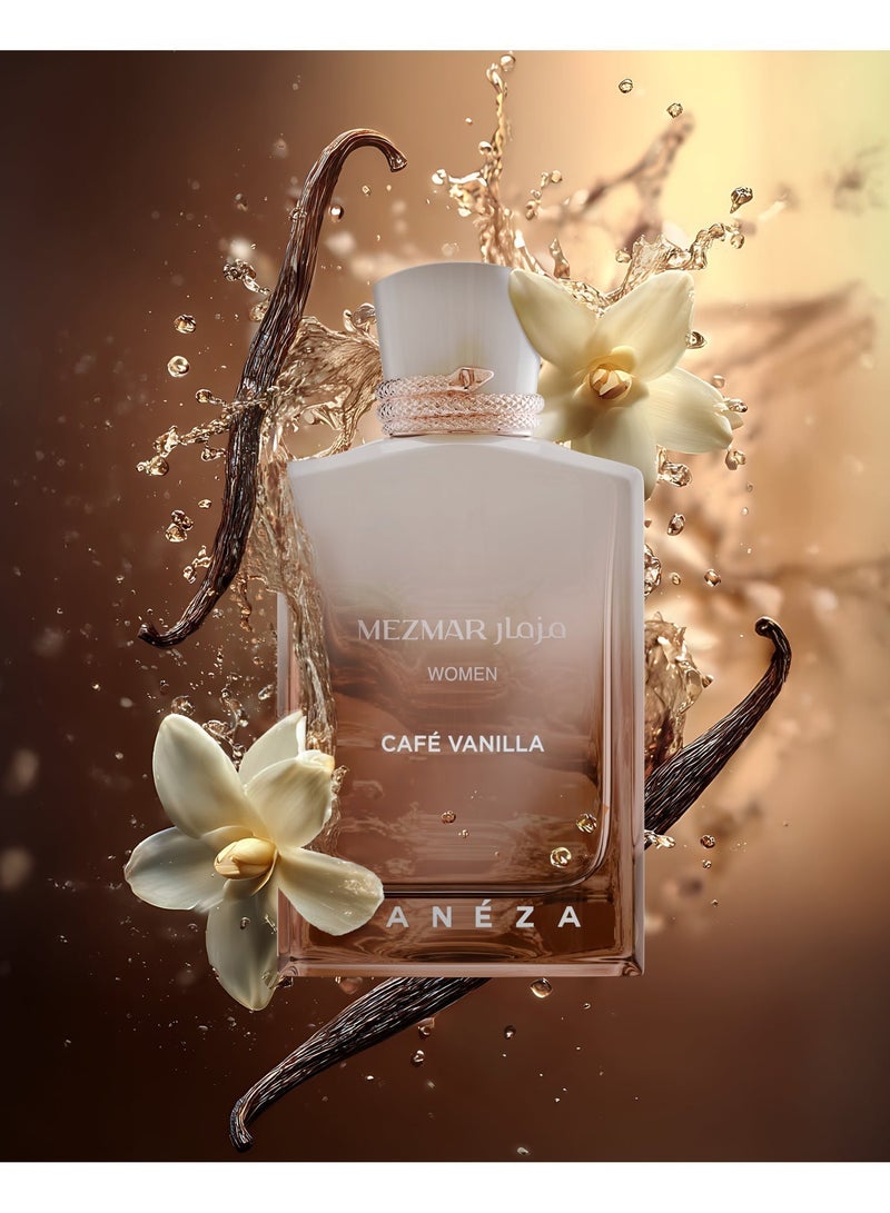 Canéza The Luxe Woman Duo - Mezmar Women (Almond, Coffee, Vanilla) + Café Vanilla (Vanilla, Tonka, Amber Woods) 100ML Each | Long-Lasting EDP - Image 3